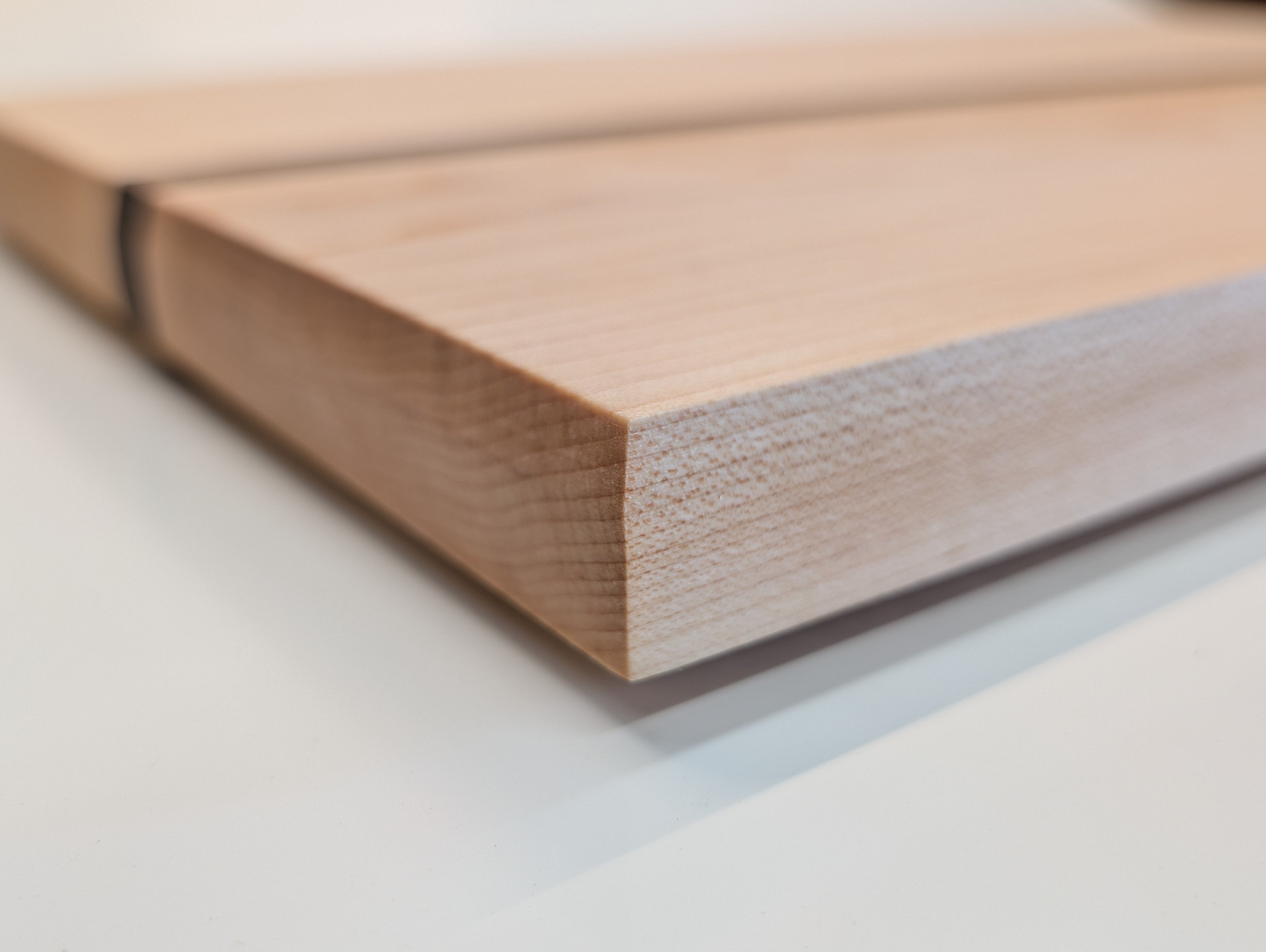 Maple Serving Board with Walnut inlay.